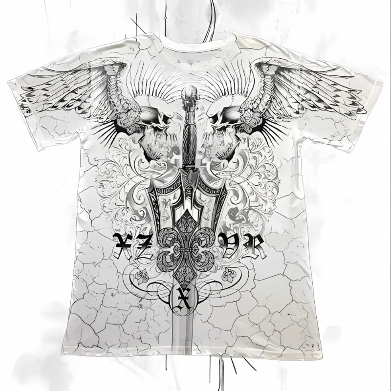 European and American Men's Su - огляд і ціна Summer Goth Clothing