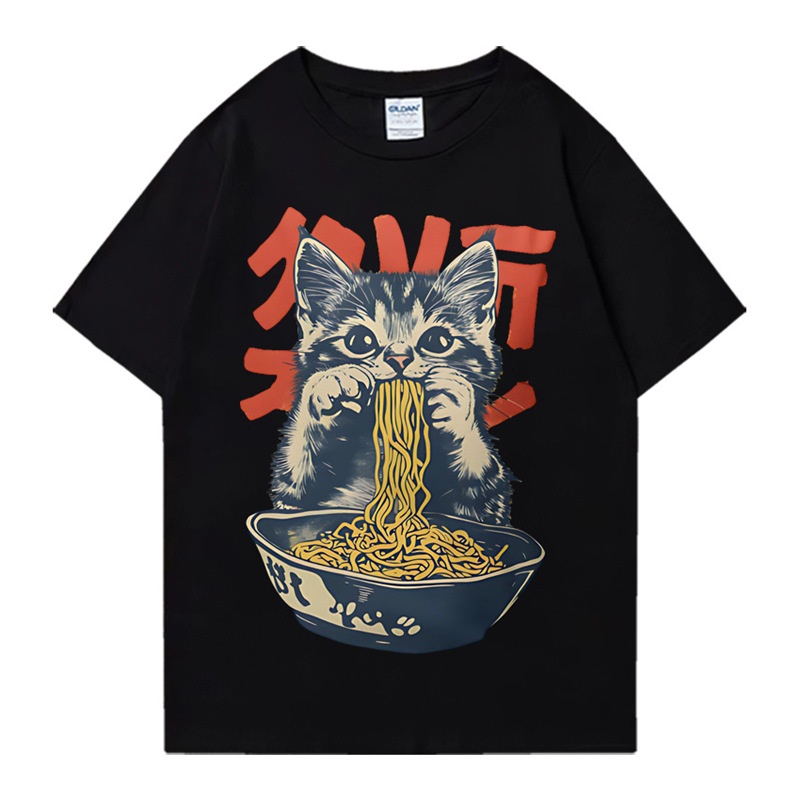 Kawaii Ramen Cat Retro Japanes - огляд і ціна Summer Clothing Essentials Women