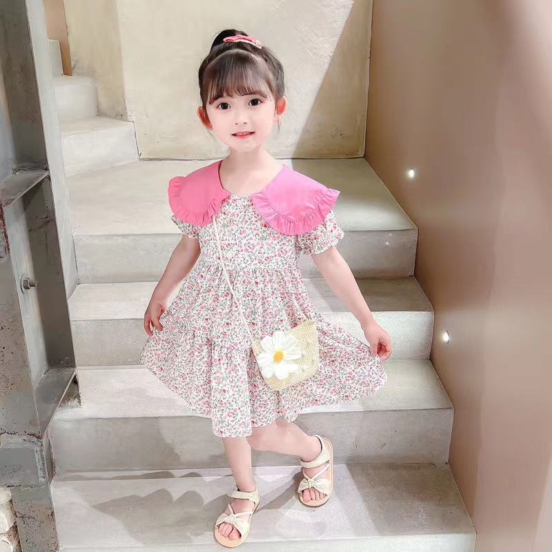 2PCS Summer Yellow Floral Chil - огляд і ціна Summer Clothing Teen Girls