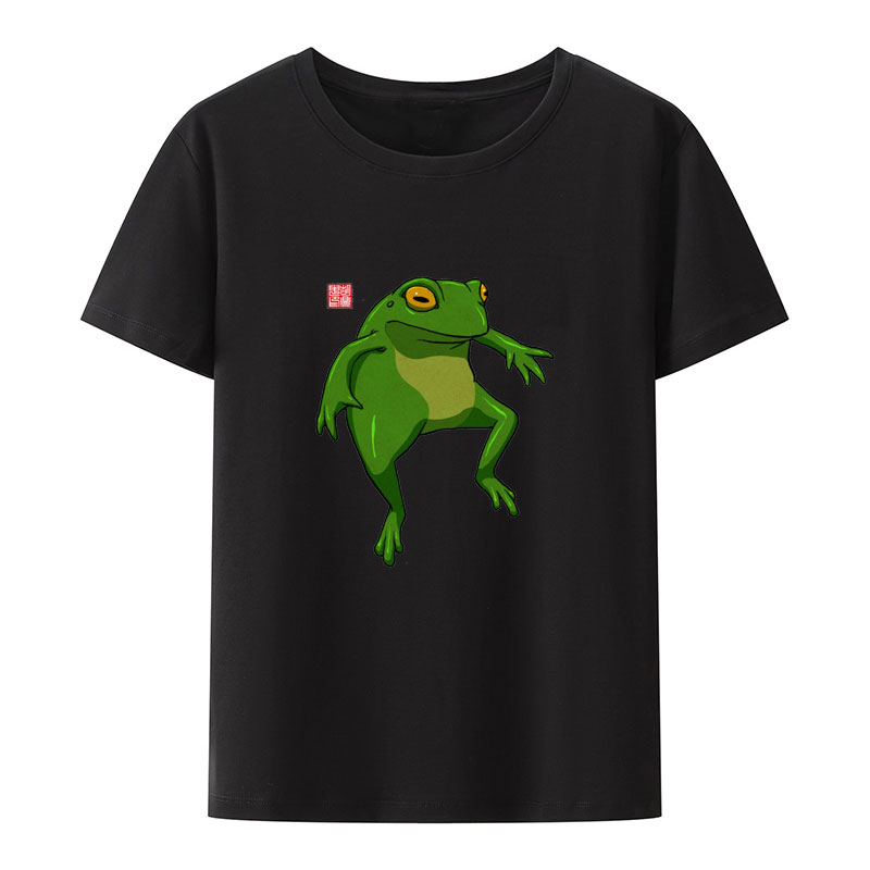 Funny Relajao Frog Meme Essent - огляд і ціна Summer Clothing Essentials Women