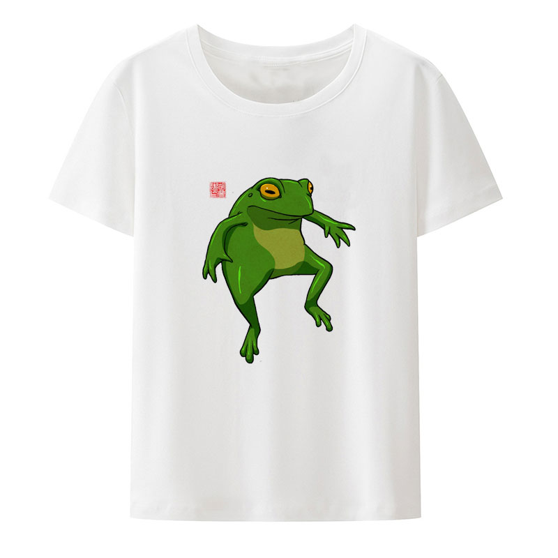 Funny Relajao Frog Meme Essent - огляд і ціна Summer Clothing Essentials Women