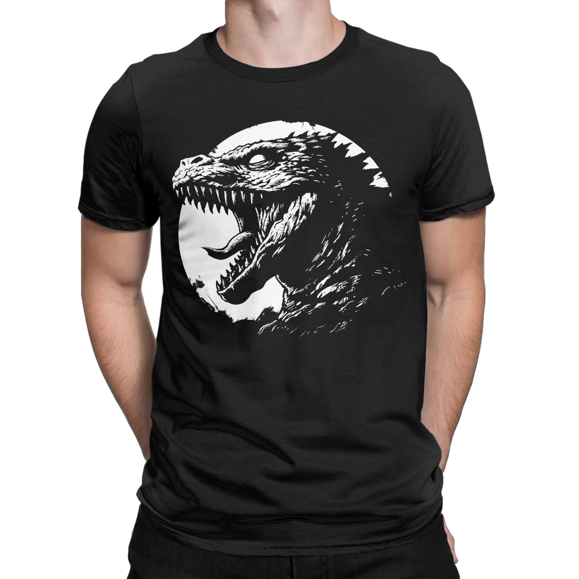 King of Kajiu Godzillaed T Shi - огляд і ціна Summer Clothing Ideas Men