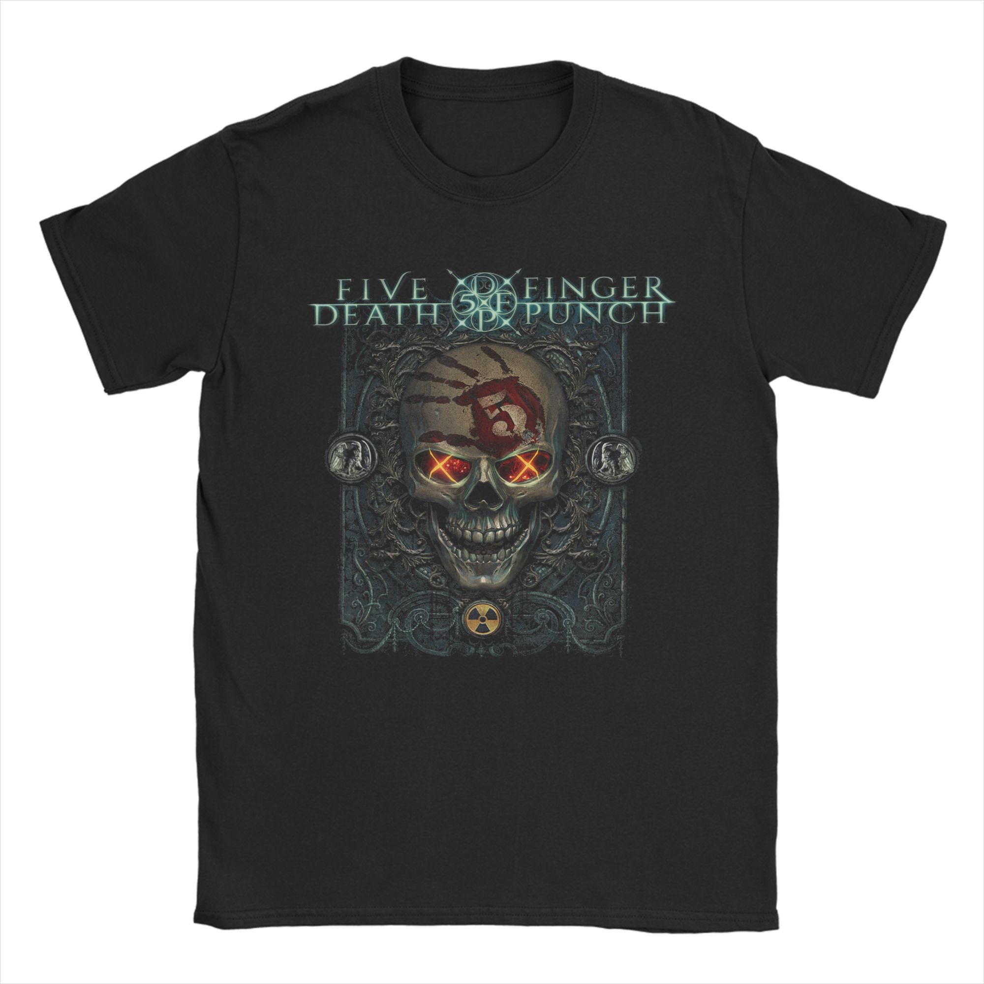 Men T Shirt 5FDP Iron Skull T- - огляд і ціна Summer Clothing Ideas Men