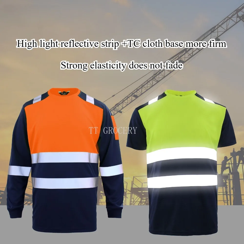 High Visibility Safety Work Sh - огляд і ціна Summer Hi Vis Clothing