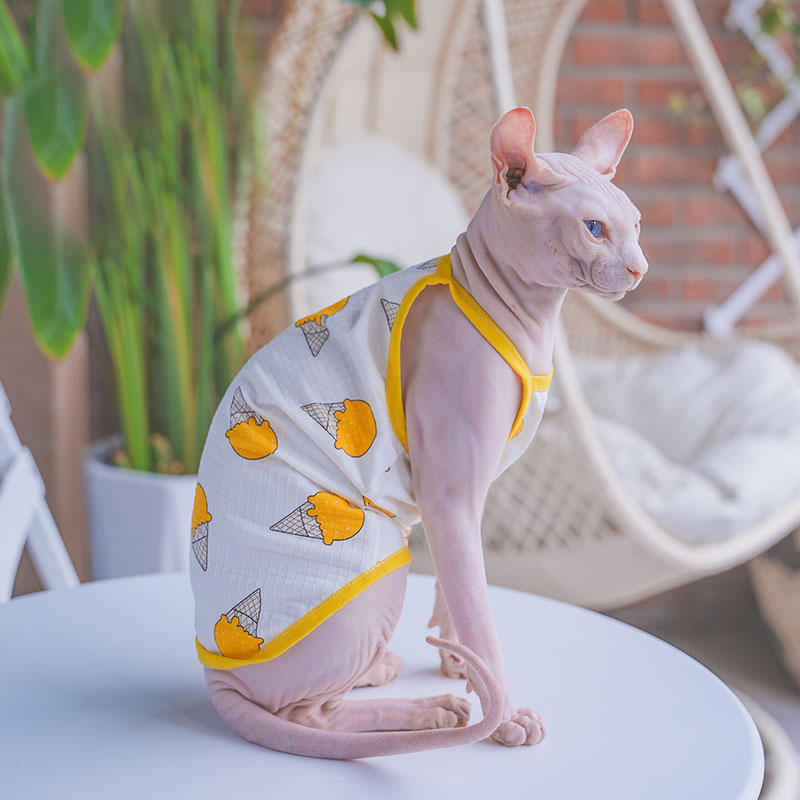 Sphynx Cat Clothing Sphinx Cot - огляд і ціна Soft Summer Yellow Clothing