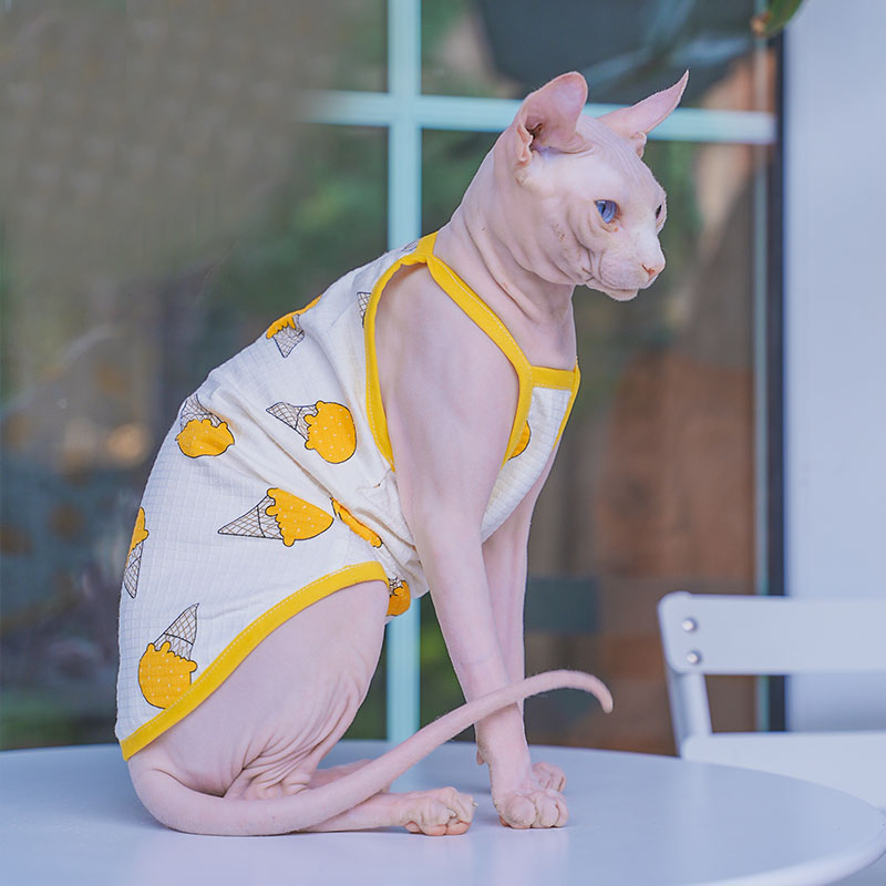 Sphynx Cat Clothing Sphinx Cot - огляд і ціна Soft Summer Yellow Clothing