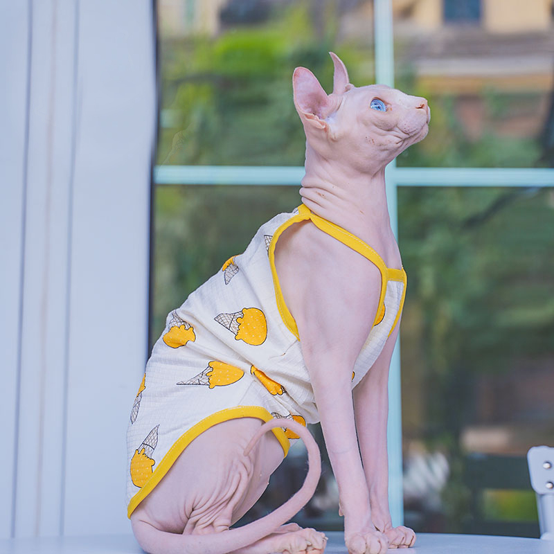 Sphynx Cat Clothing Sphinx Cot - огляд і ціна Soft Summer Yellow Clothing