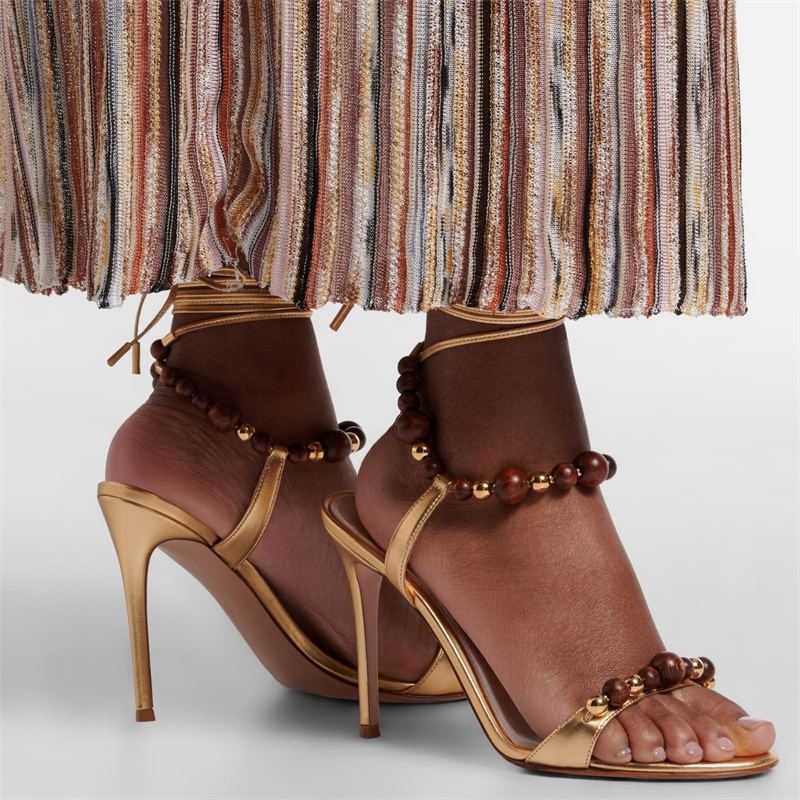 Retro Luxury Brown Leather San - огляд і ціна Summer Closet
